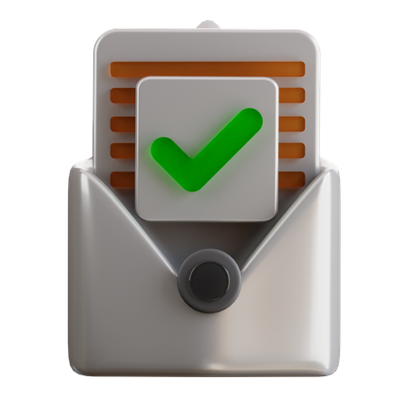 Document approuvé  3D Icon