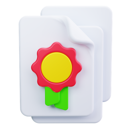 Document certifié  3D Icon