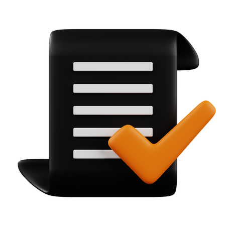 Document Corect  3D Icon