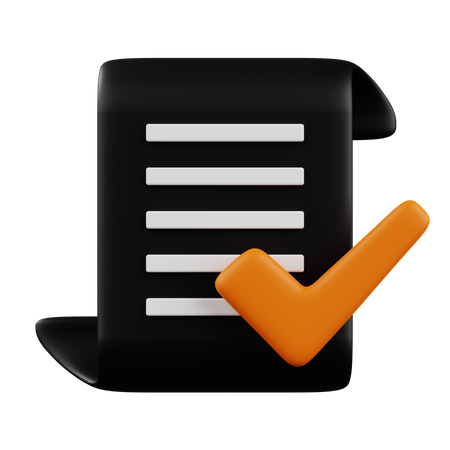 Document Corect  3D Icon