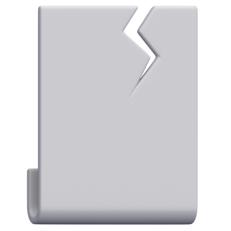 Document corrompu  3D Icon