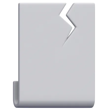 Document corrompu  3D Icon