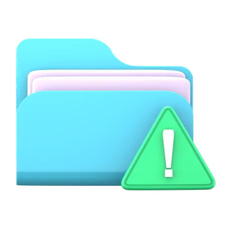 Document de danger  3D Icon