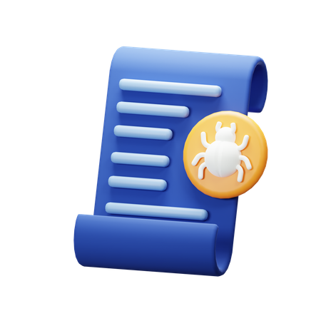 Document de bogue  3D Icon