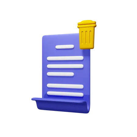 Document Delete Download This Element Now 3D Icon