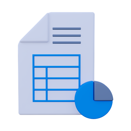 Document Diagrams  3D Icon