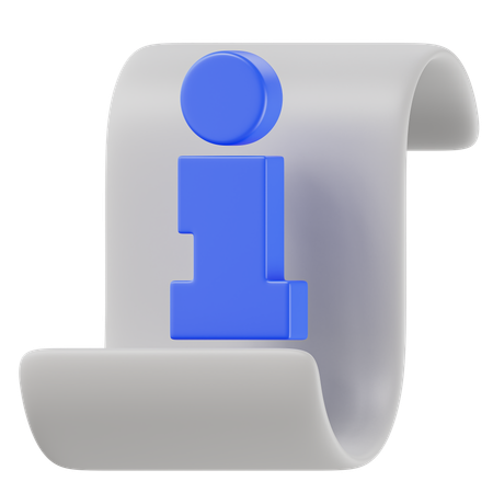 Document d'information  3D Icon