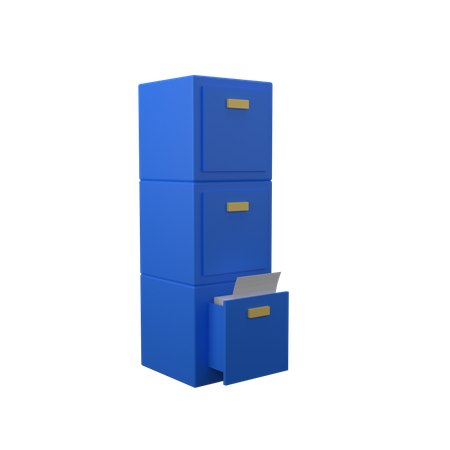 Document Drawer  3D Icon