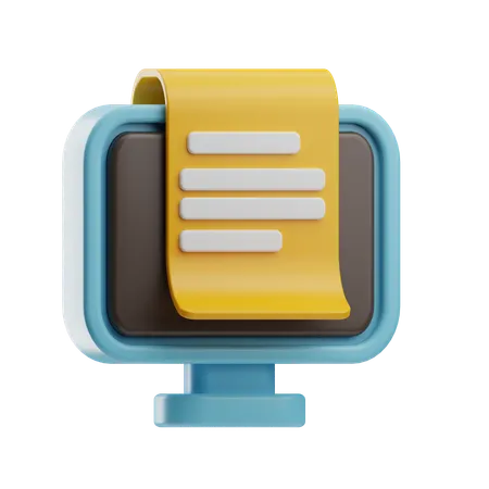 Document en ligne  3D Icon