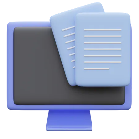 Document en ligne  3D Icon