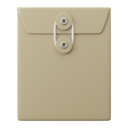 書類封筒  3D Icon