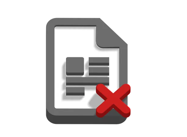 Erreur de document  3D Icon