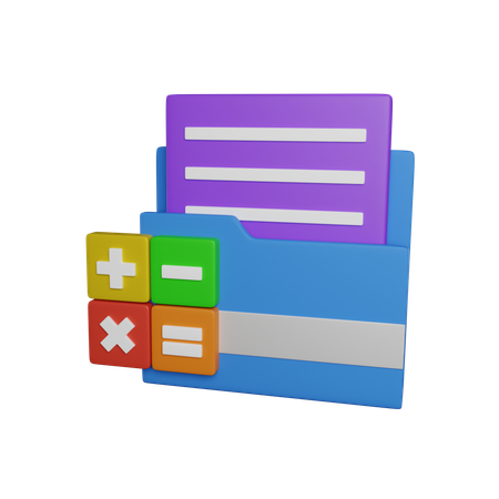 Document Estimation  3D Icon