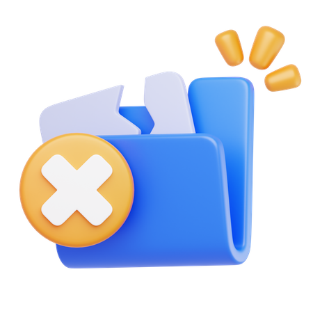 Document Failed  3D Icon