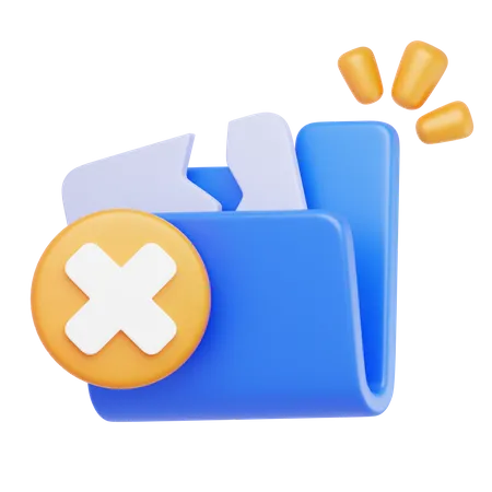 Document Failed  3D Icon