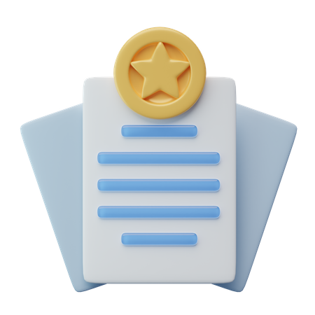 Document préféré  3D Icon