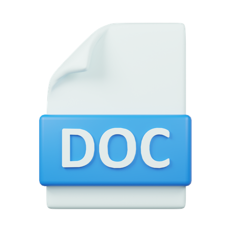 Fichier de documents  3D Icon