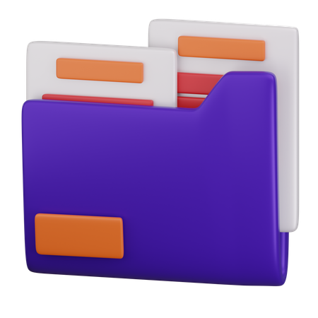 Document File  3D Icon