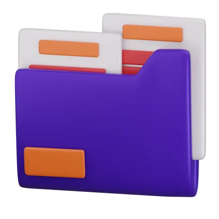 Document File  3D Icon