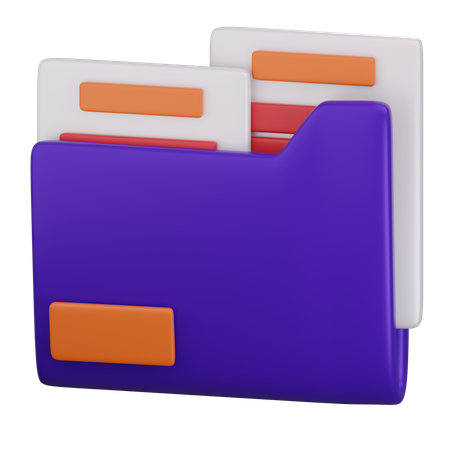 Document File  3D Icon