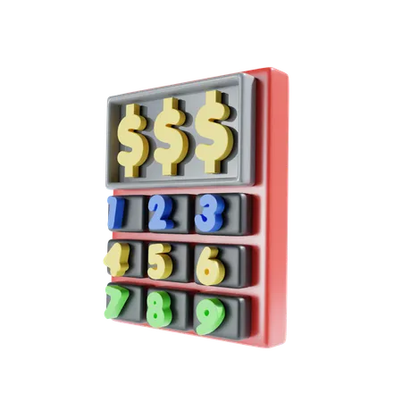 Document financier  3D Icon