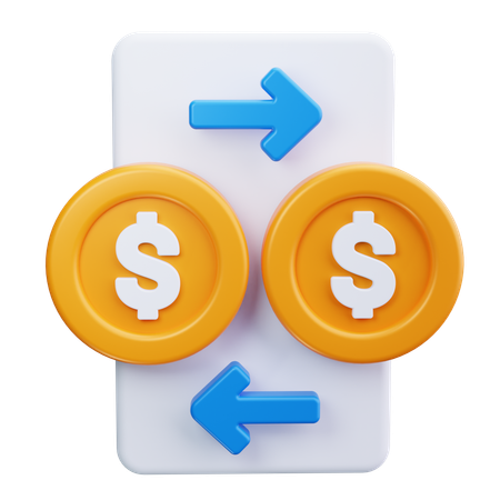 Document financier  3D Icon