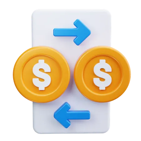Document financier  3D Icon