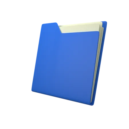 Document Folder  3D Icon