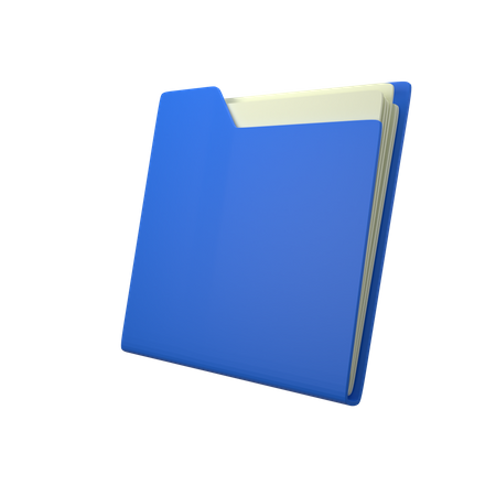 Document Folder  3D Icon