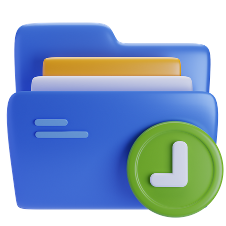 Document history 3D Icon