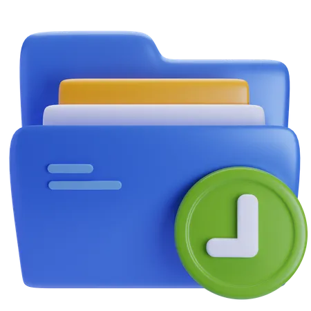 Document history 3D Icon