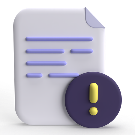 Document Info  3D Icon