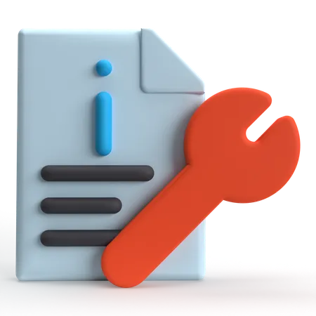 Document Info  3D Icon