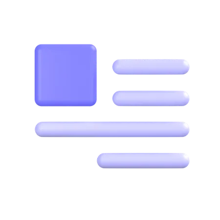 Document Layout  3D Icon