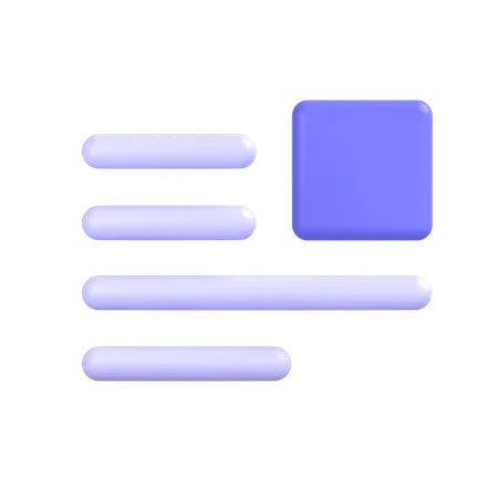 Document Layout  3D Icon