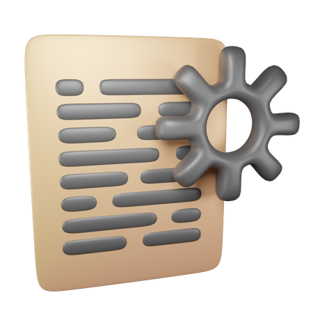 Document Management  3D Icon