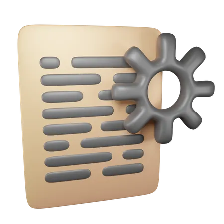 Document Management  3D Icon