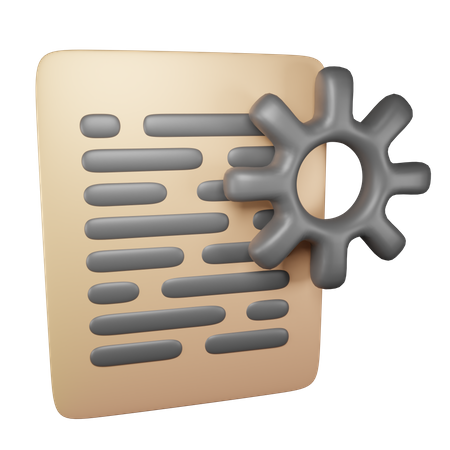 Document Management 3D Icon