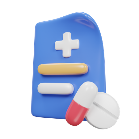 Document Medical  3D Icon