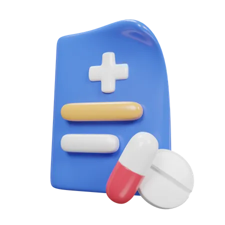 Document Medical  3D Icon