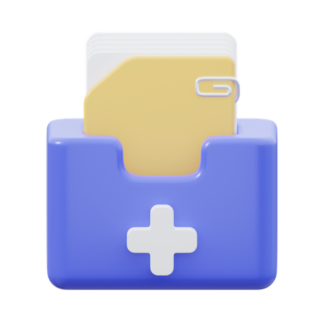 Document médical  3D Icon