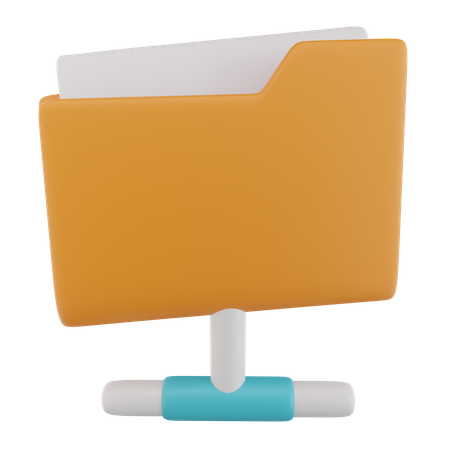 Document partagé  3D Icon