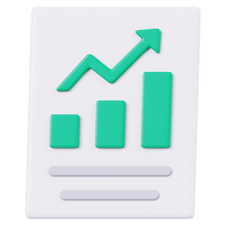 Document Report  3D Icon