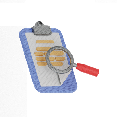 Document Search  3D Icon