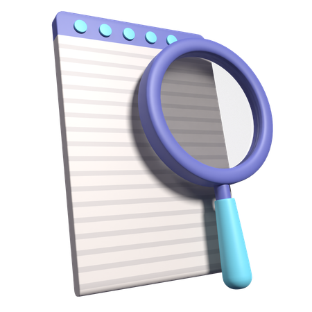 Document Search  3D Icon