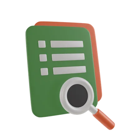 Document Check Business 3 D Icon Render 3D Icon