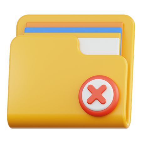 Document supprimé  3D Icon