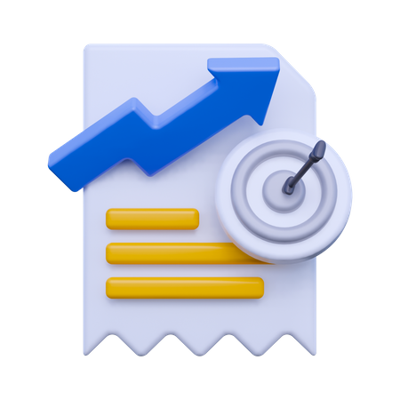 Document Target 3D Icon