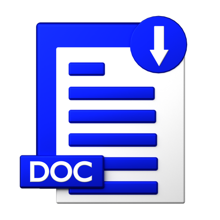 Téléchargement de documents  3D Icon