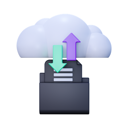 Document Transfer  3D Icon